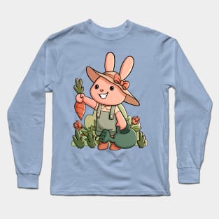 Cute Garden Bunny Long Sleeve T-Shirt